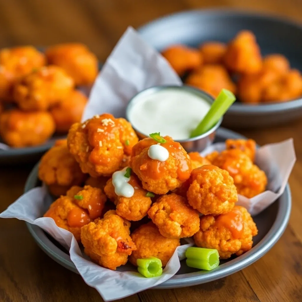 Buffalo Cauliflower Bites